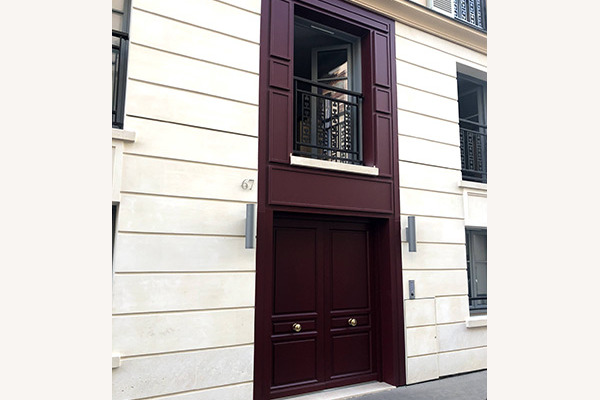 Menuiserie Taquet ile de France fabrication et pose façade bois