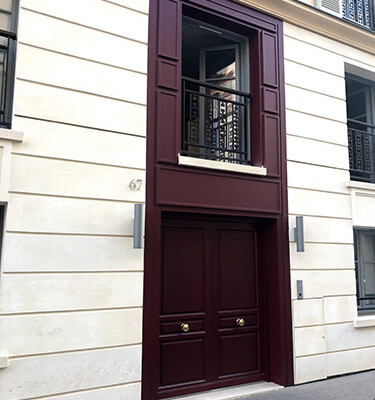 Menuiserie Taquet ile de France fabrication et pose façade bois